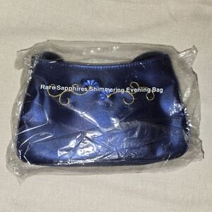 Avon Blue Evening Clutch Rare Shimmering Sapphires Evening Bag NWT